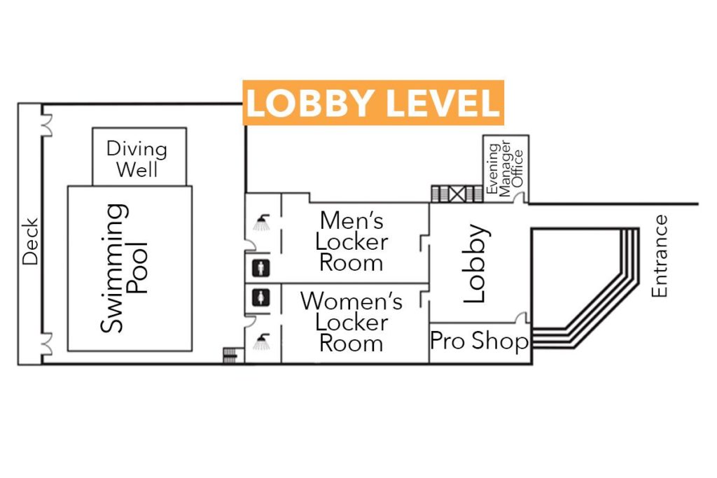 Lobby level layout