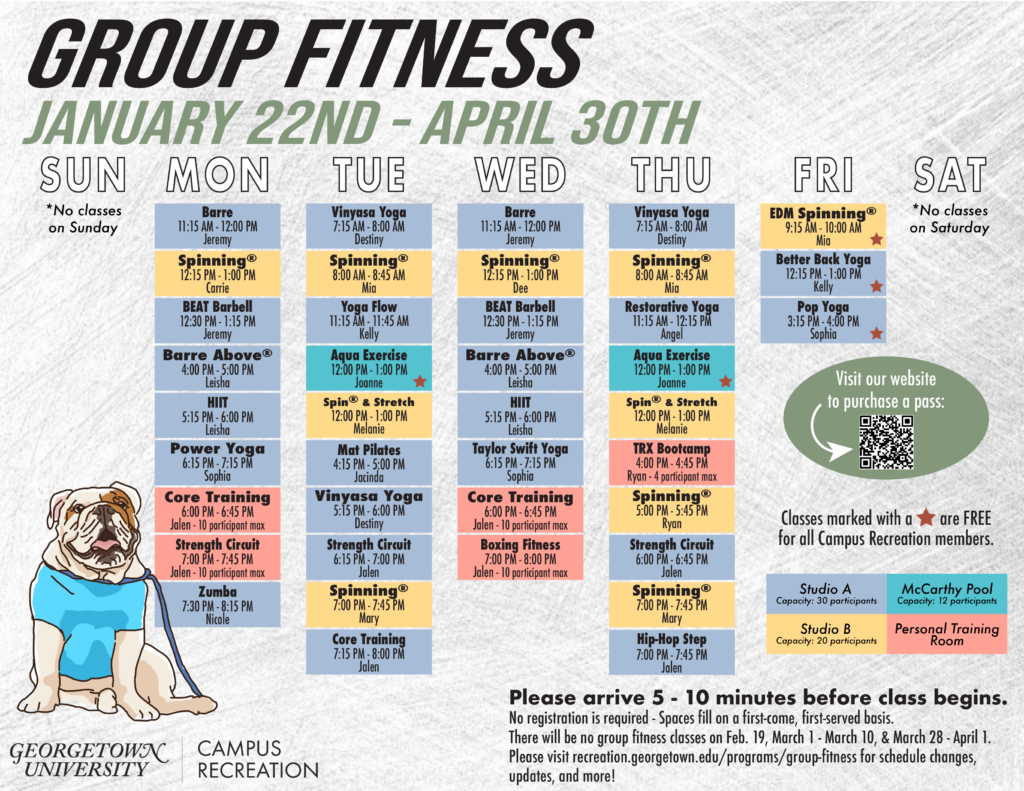 Group Fitness Recreation Georgetown
